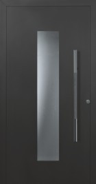 front entrance door in anthracite black